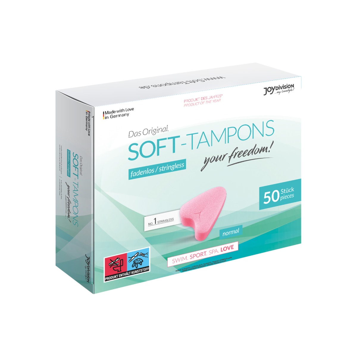 JoyDivision Soft-Tampons normálne balenie 50 ks