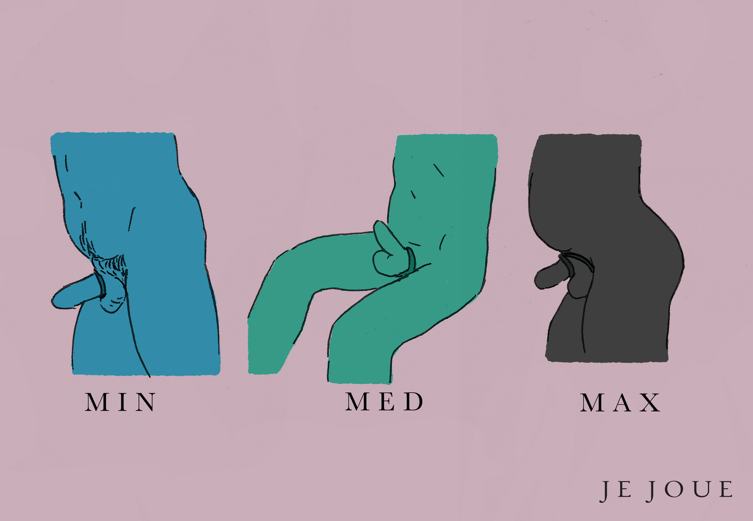 DOVELAND - Je Joue Stredne pružný silikónový krúžok na penis zelený