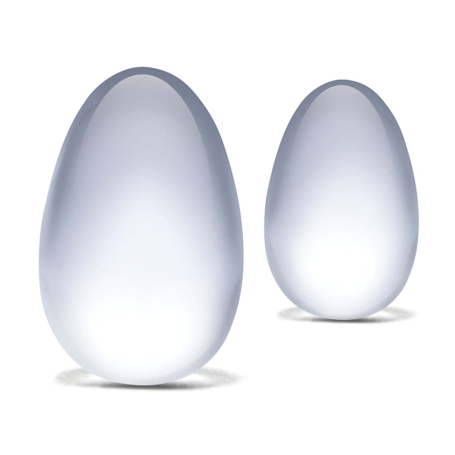 DOVELAND - Sada dvoch sklenených gejša guličiek Glas Glass Yoni Eggs