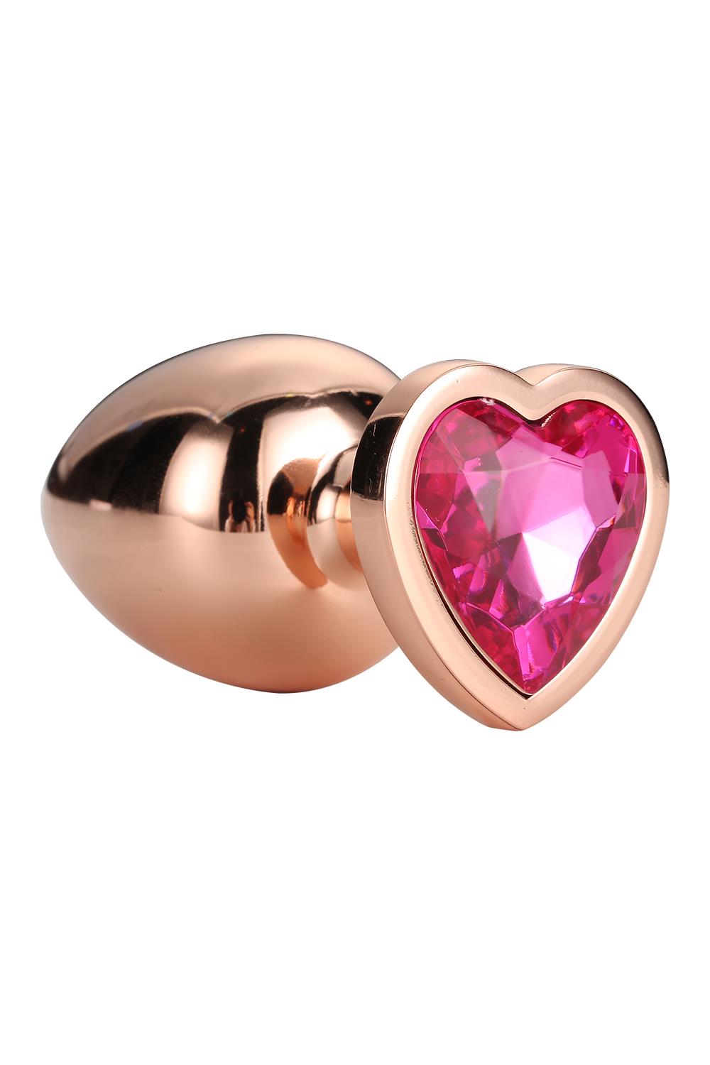 DOVELAND - DREAMTOYS GLEAMING LOVE ROSE GOLD MALÝ ANÁLNY KOLÍK