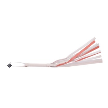 DOVELAND - Sportsheets S&M Peaches 'n CreaMe Stripe Flogger Cream & Orange