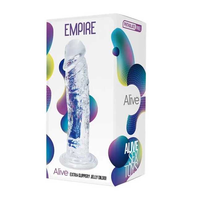 DOVELAND - Alive Dildo 19,3 cm Empire Jelly Clear