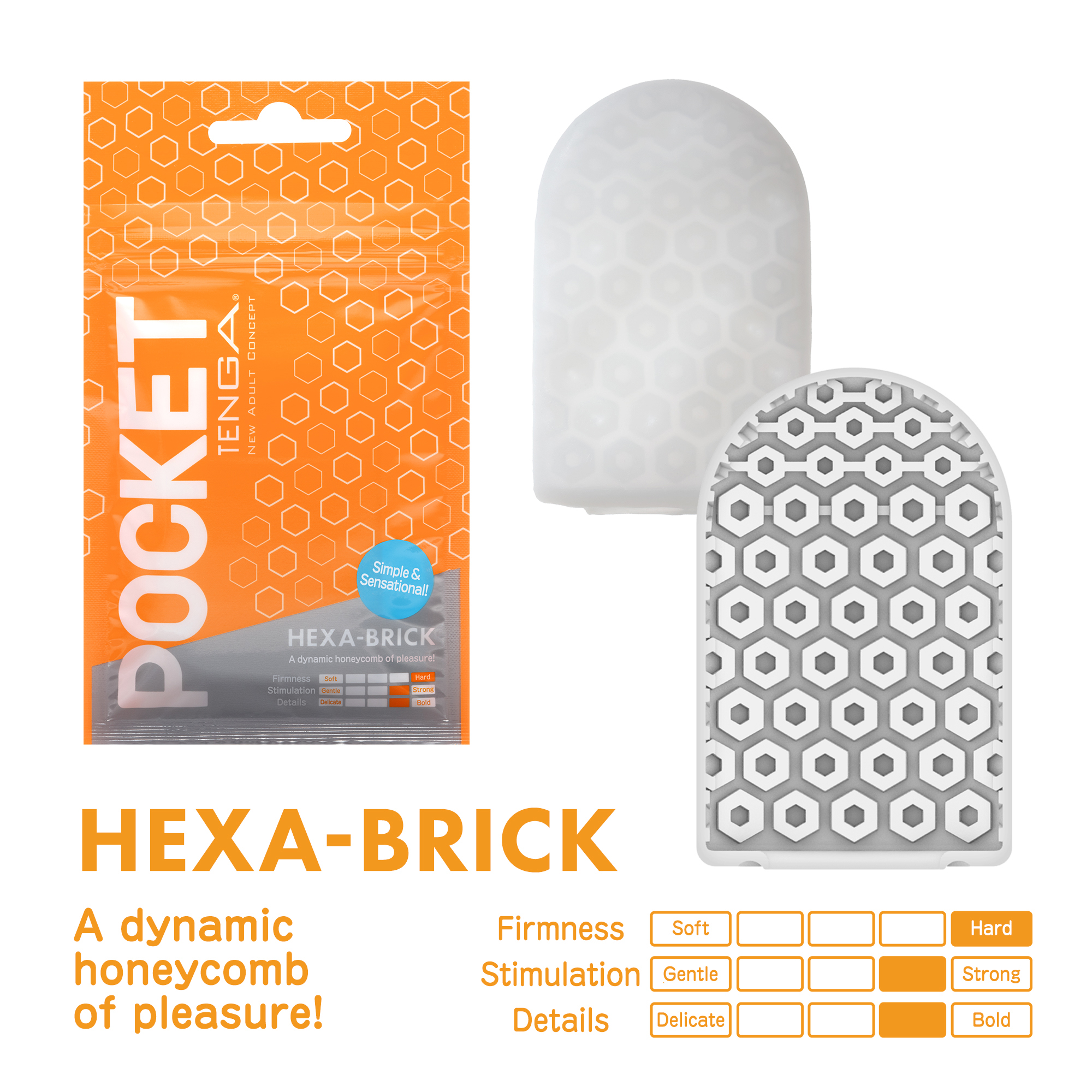 DOVELAND - Tenga - Pocket Stroker Hexa-Brick