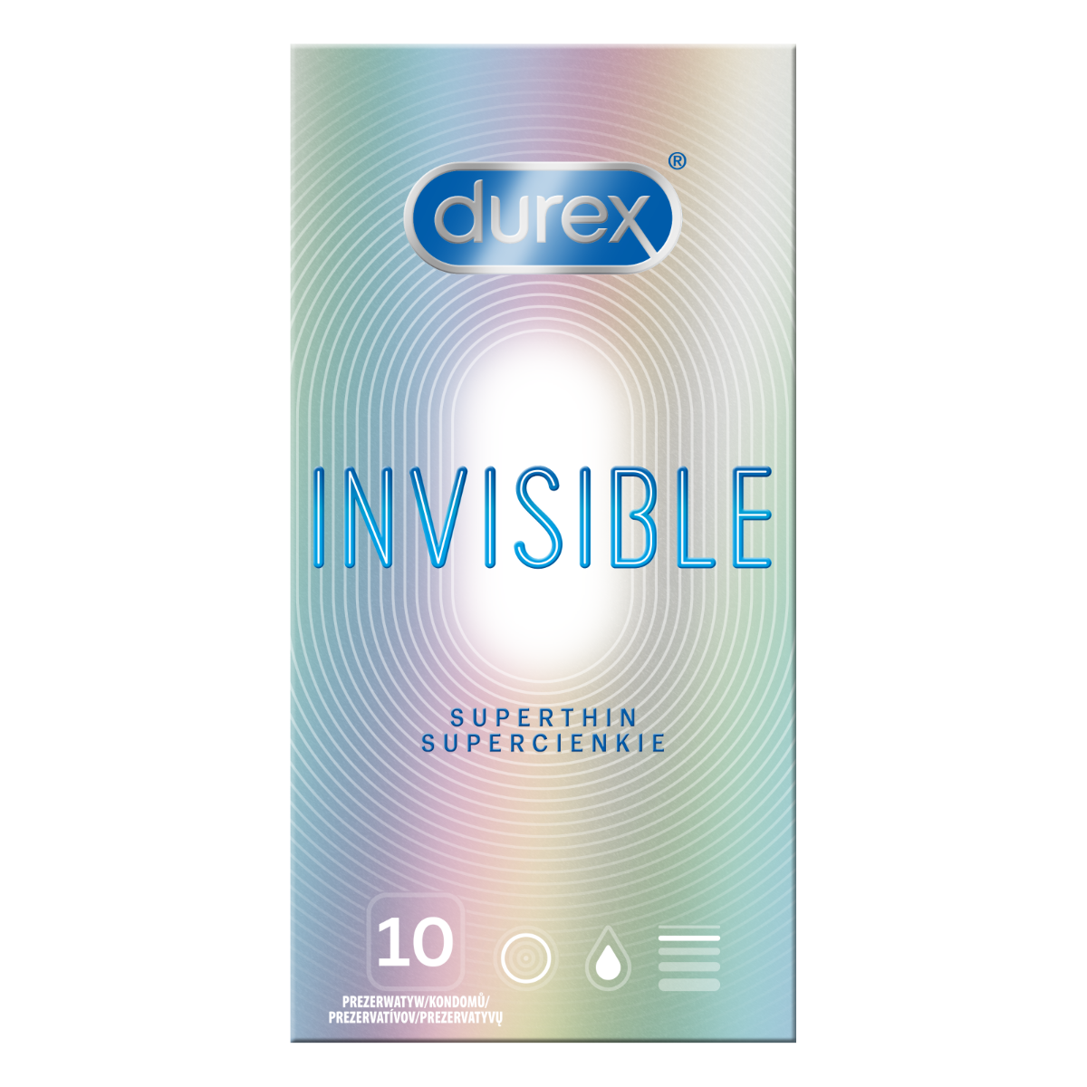 DOVELAND - Kondómy Durex Invisible A10 extra tenké