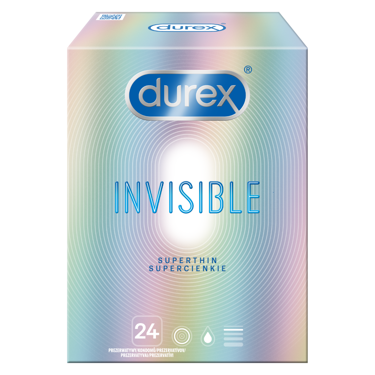 DOVELAND - Durex Invisible extra tenké 24 kusov