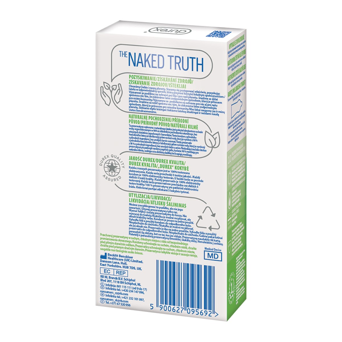DOVELAND - Durex Naturals 10 ks