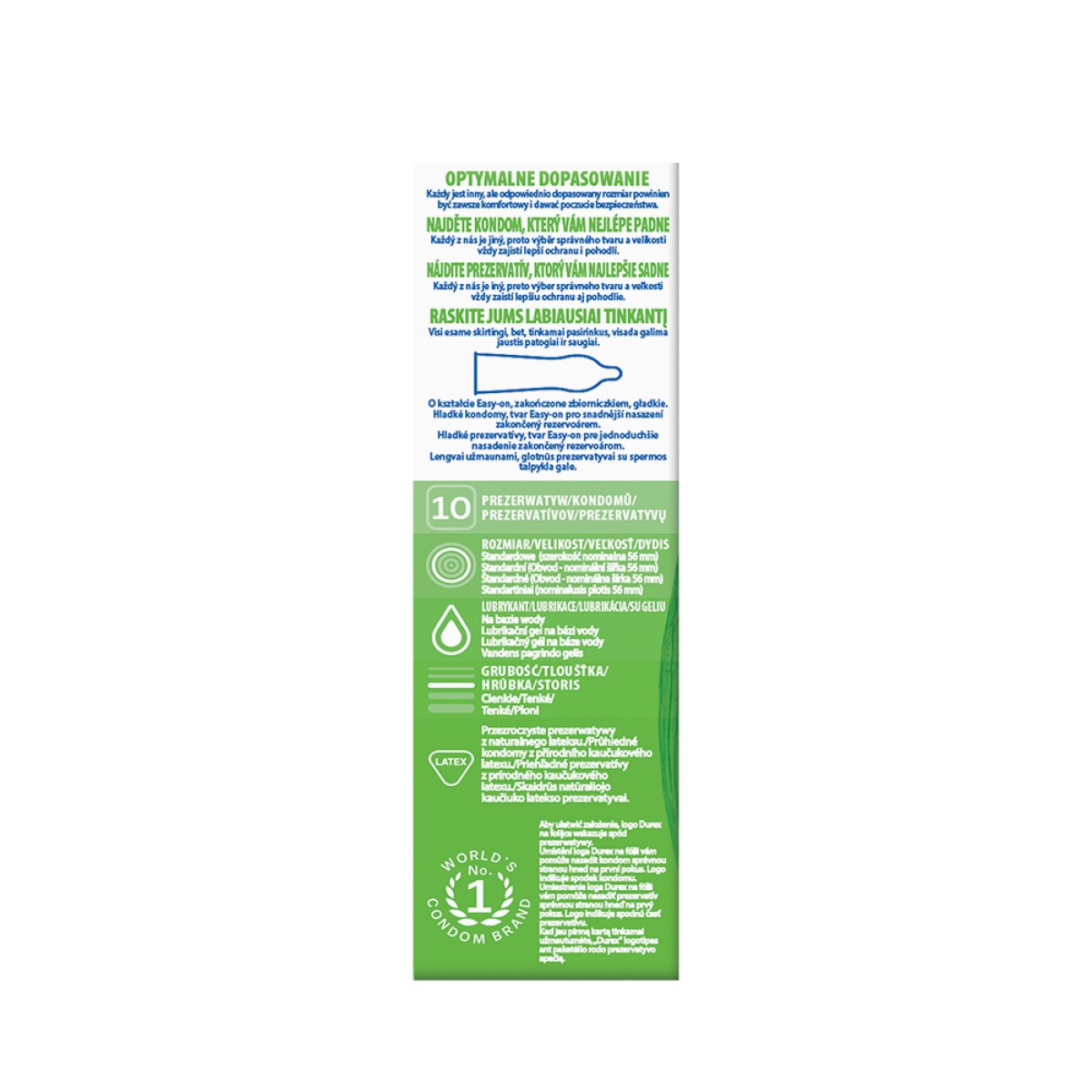 DOVELAND - Durex Naturals 10 ks