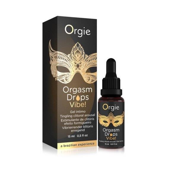 DOVELAND - ORGIE Orgasm Drops Vibe príchuť broskyňa 15 ml