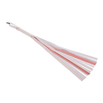 DOVELAND - Sportsheets S&M Peaches 'n CreaMe Stripe Flogger Cream & Orange