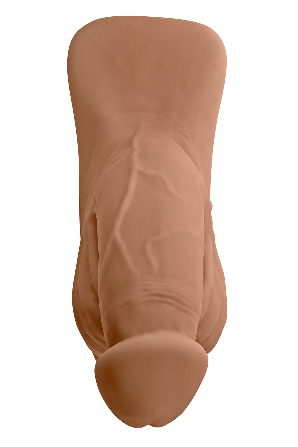 DOVELAND - GENDER X 4PALCOVÝ PACKER, MOCCA FARBA POKOŽKY
