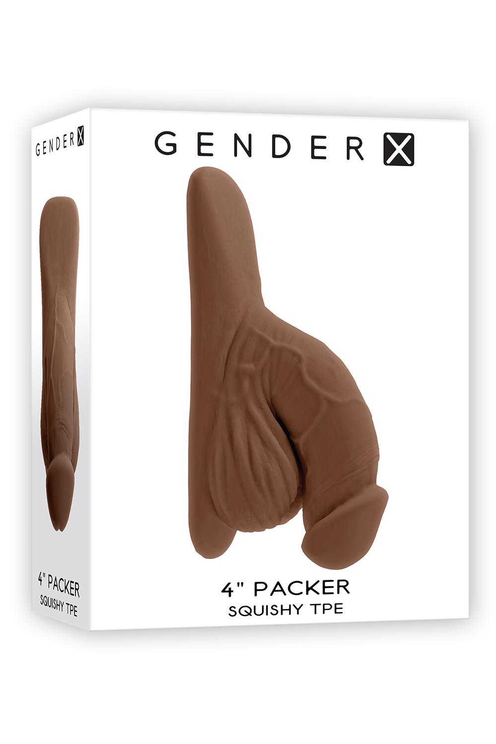 DOVELAND - GENDER X 4 PALCOVÝ PACKER TMAVÁ PLEŤ