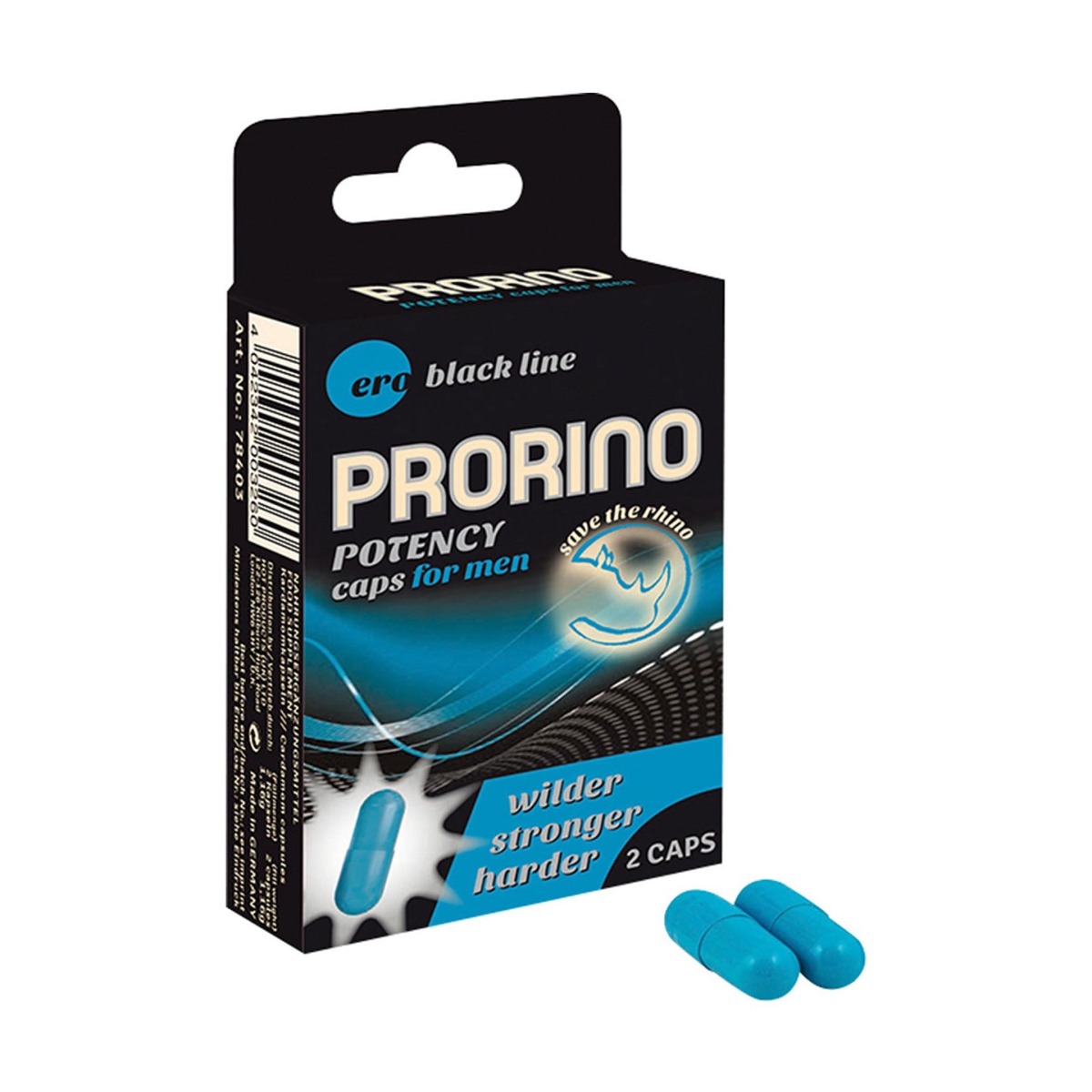 Doplnok stravy na potenciu Potency Caps for men 2ks PRORINO