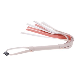 DOVELAND - Sportsheets S&M Peaches 'n CreaMe Stripe Flogger Cream & Orange