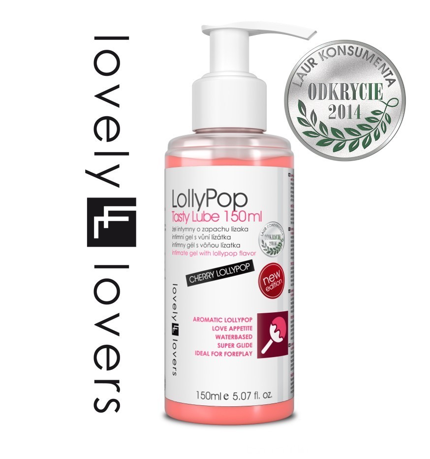 DOVELAND - Lovely Lovers LollyPop Tasty Lube jedlý lubrikant 150 ml