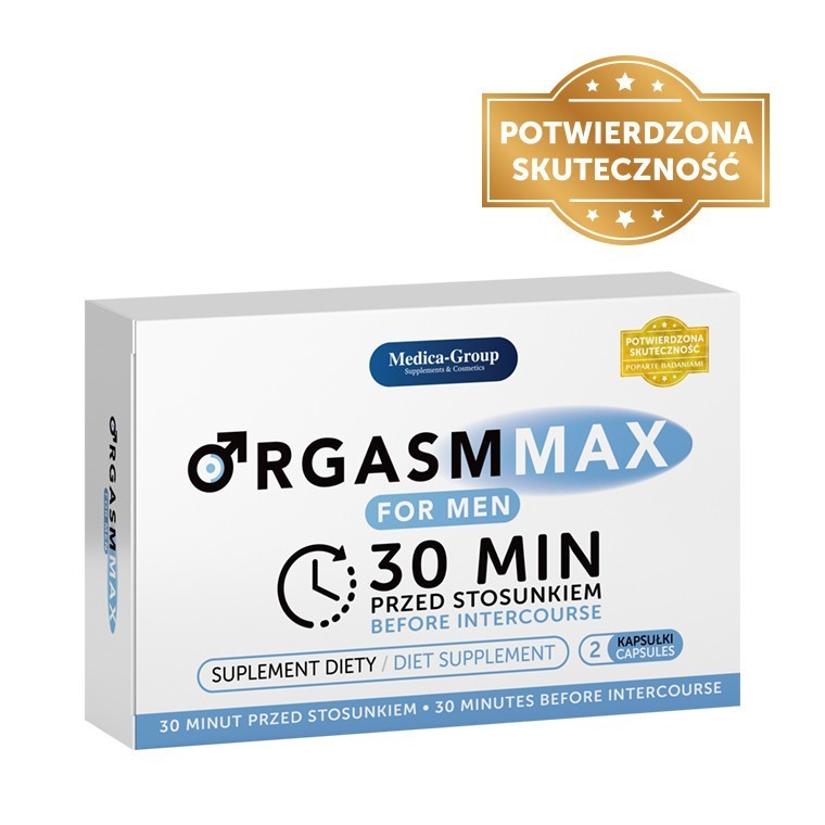 Orgasm Max pre mužov - 2 kapsuly
