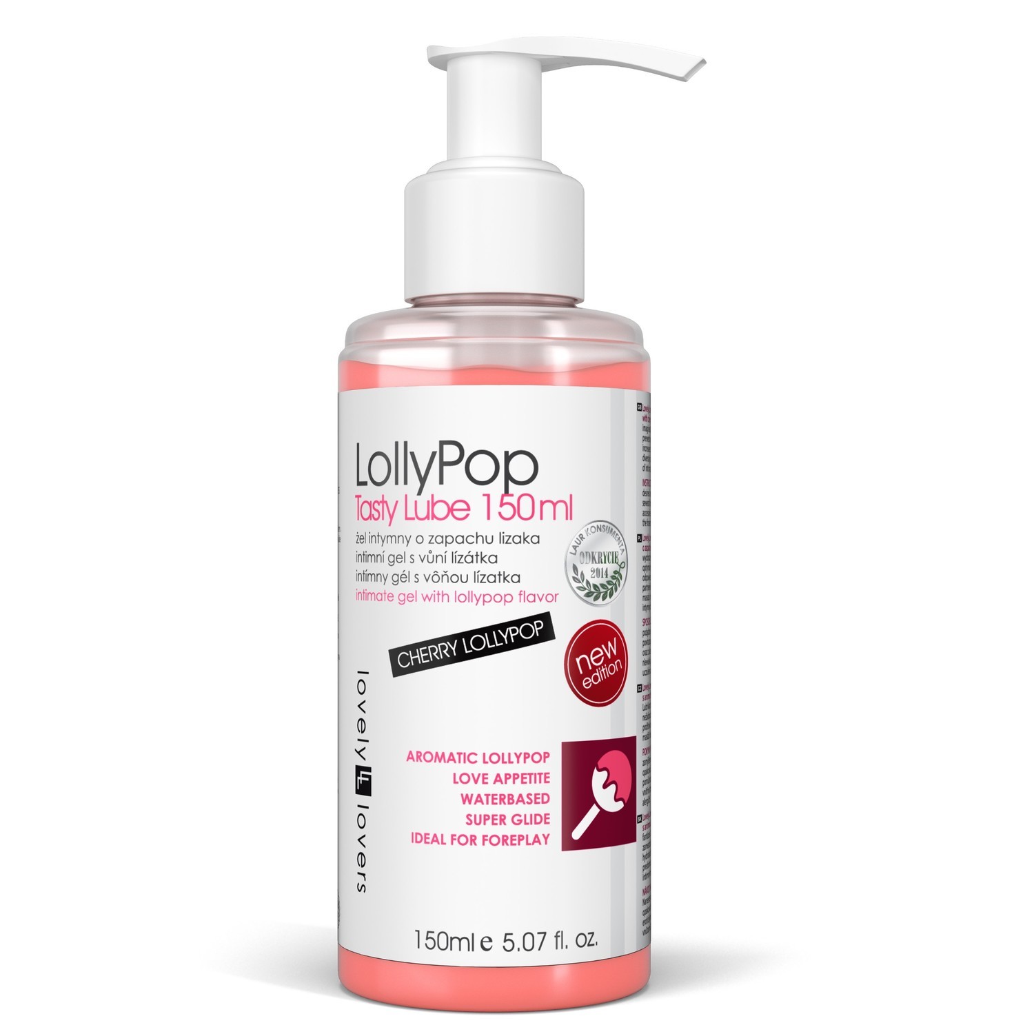 Lovely Lovers LollyPop Tasty Lube jedlý lubrikant 150 ml
