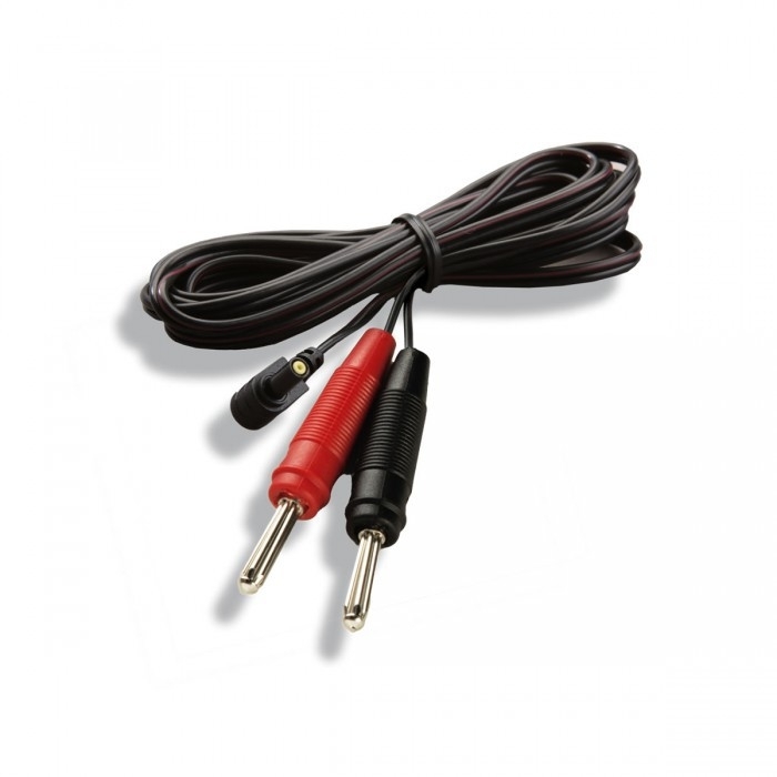 Adaptér z okrúhlej zástrčky na 4 mm banánovú zástrčku Mystim Adaptor Roundplug to 4 mm Banana Plug