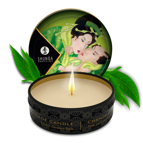 DOVELAND - Shunga - Zenitude / Exotická zelený čaj masážna sviečka 30 ml