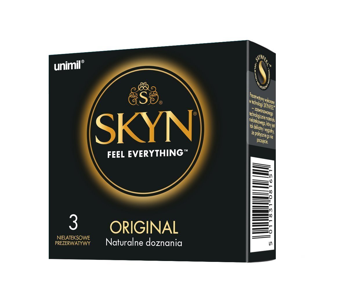 Unimil SKYN Original nelatexové 3 ks