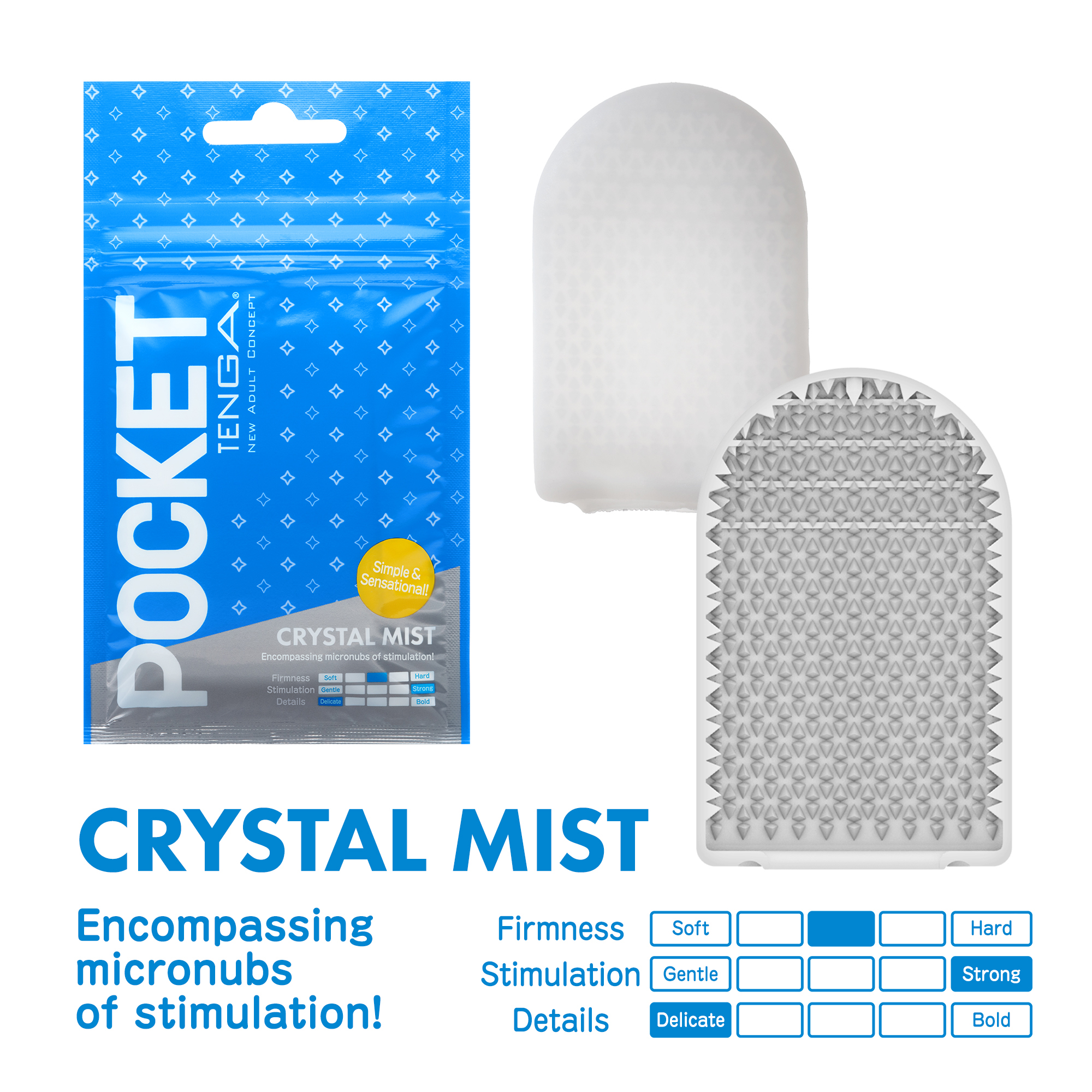 DOVELAND - Tenga - Pocket Stroker Crystal Mist