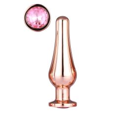 DREAMTOYS GLEAMING LOVE ROSE GOLD PLEASURE PLUG M