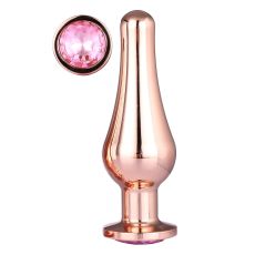 DREAMTOYS GLEAMING LOVE ROSE GOLD PLEASURE PLUG L