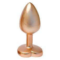 DREAMTOYS GLEAMING LOVE PEARL GOLD PLUG SMALL