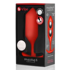 B-VIBE SNUG PLUG 6 RED