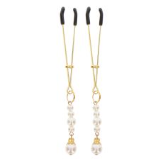 Taboom Tweezers With Pearls Gold