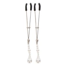 Taboom Tweezers With Pearls Silver