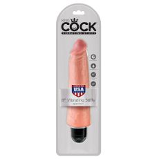 Kink Cock 8" Vibrating Stiffy Flesh