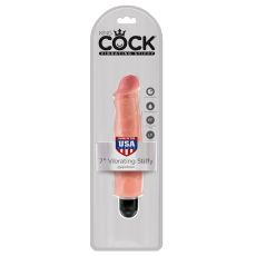 Kink Cock 7" Vibrating Stiffy Flesh