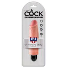 Kink Cock 6" Vibrating Stiffy Flesh