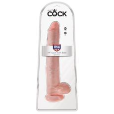 King Cock 14" Cock with Balls Flesh