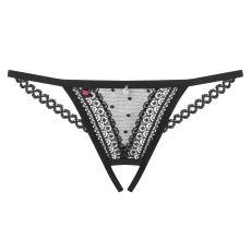 876-THO-1 crotchless thong black L/XL