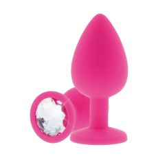 ToyJoy anal plug Anal Play Diamond Booty Jewel Medium Pink