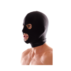 Maska Pipedream Fetish Fantasy Series Spandex 3 Hole Hood Black