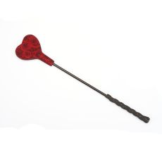 Liebe Seele szpicruta Kinbaku Ukiyoe Red Rosy Leather Mini Crop