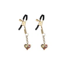 Liebe Seele klamerki na sutki Gold Nipple Clamps