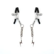 Liebe Seele klamerki na sutki Silver Lightning Nipple Clamps