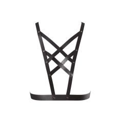Uprząż na ciało Bijoux Indiscrets Maze Net Cleavage Harness Black 