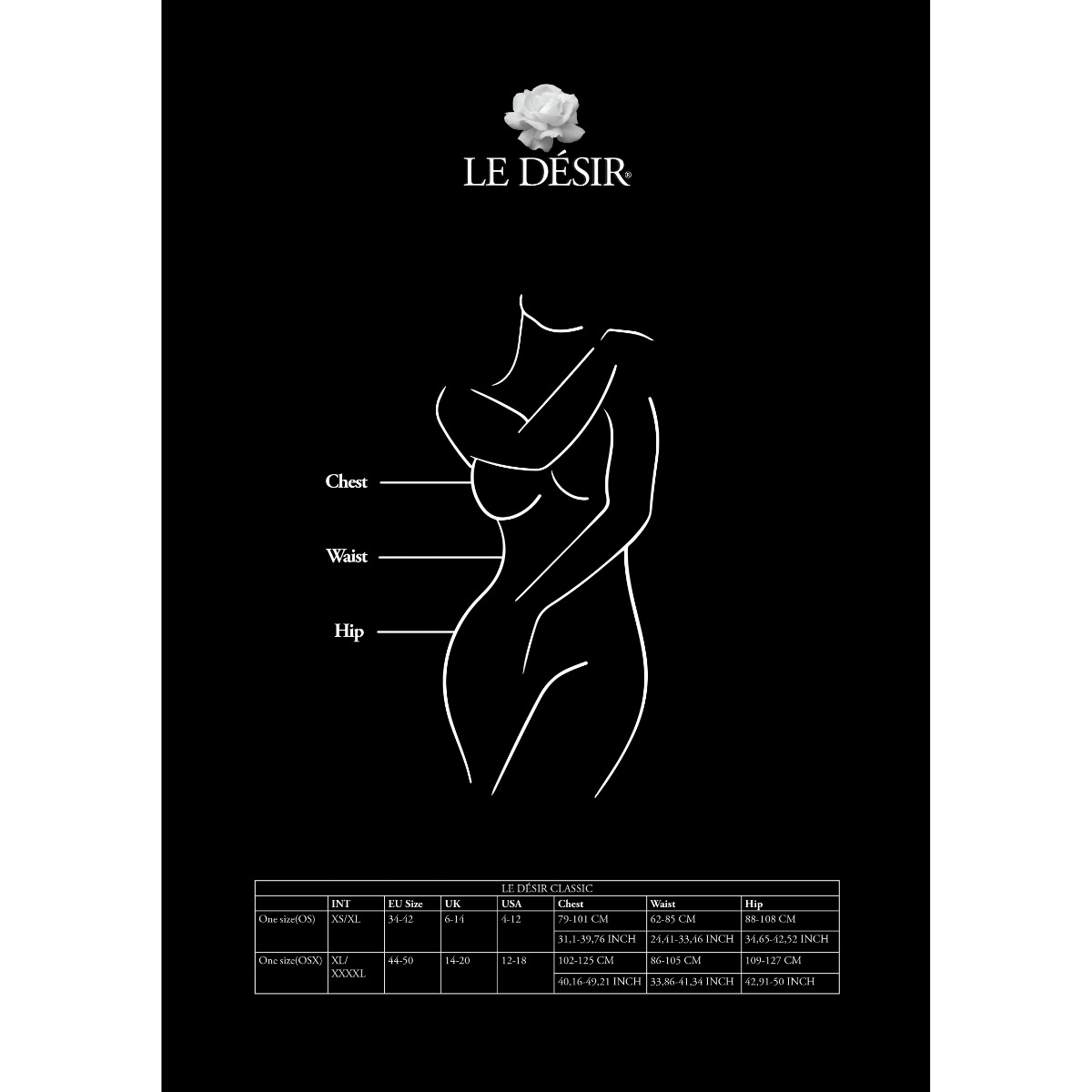 DOVELAND - Sieťované a čipkované bodystocking čierne 022 O/S