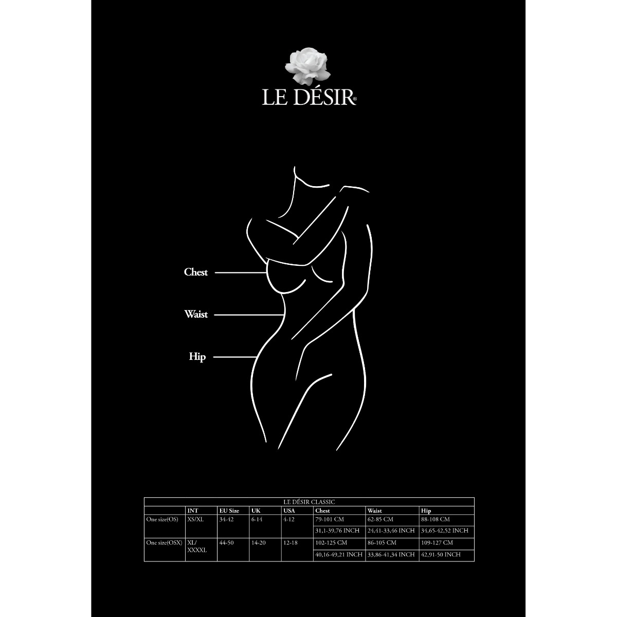DOVELAND - Bodystocking z rybej siete a čipky čierny 026 O/S