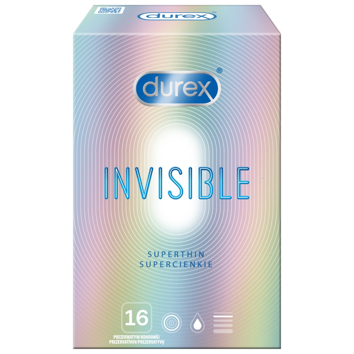 DOVELAND - Durex Invisible Extra tenké 16 kusov