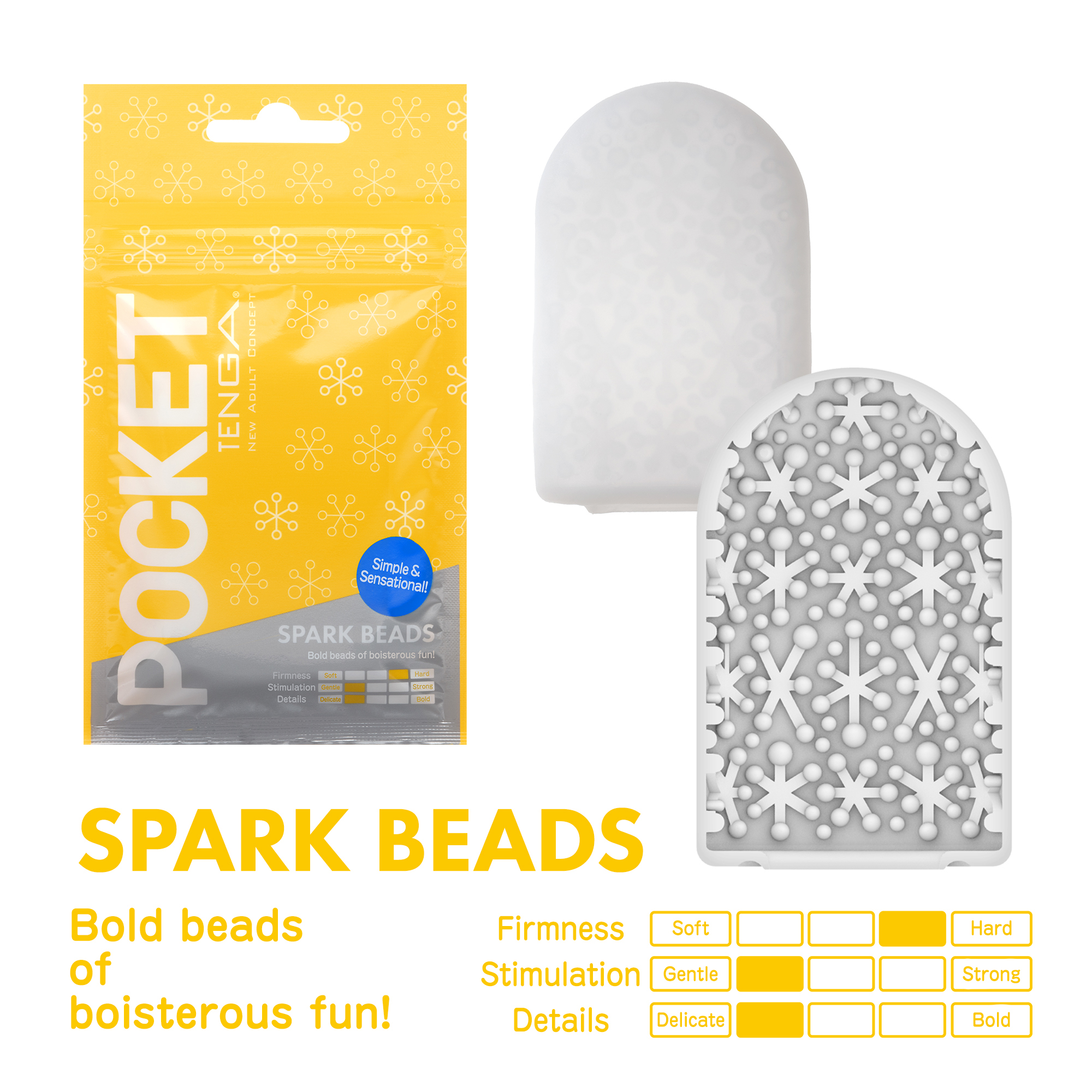 DOVELAND - Tenga - Pocket Stroker Spark Beads
