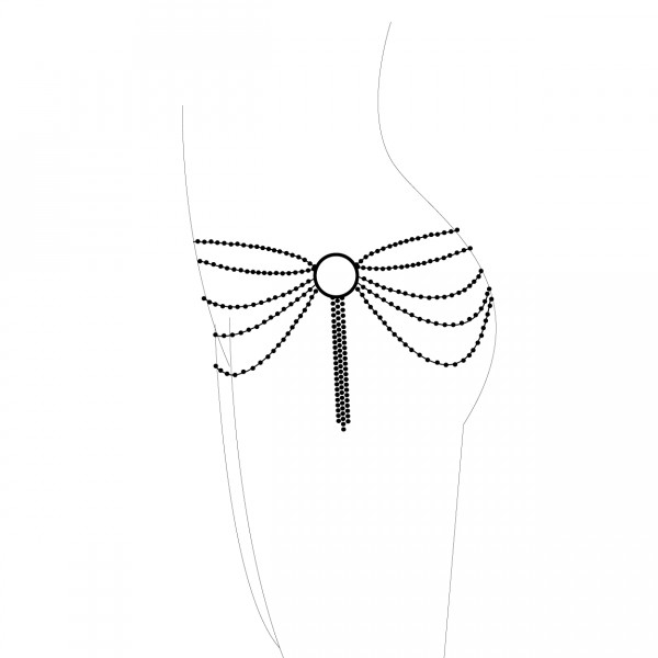 DOVELAND - Erotické reťaze na boky Bijoux Indiscrets Magnifique Metallic