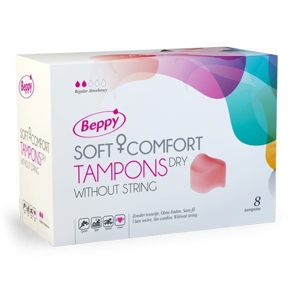 Beppy Soft Comfort Tampóny Suché tampóny bez šnúrky 8 ks