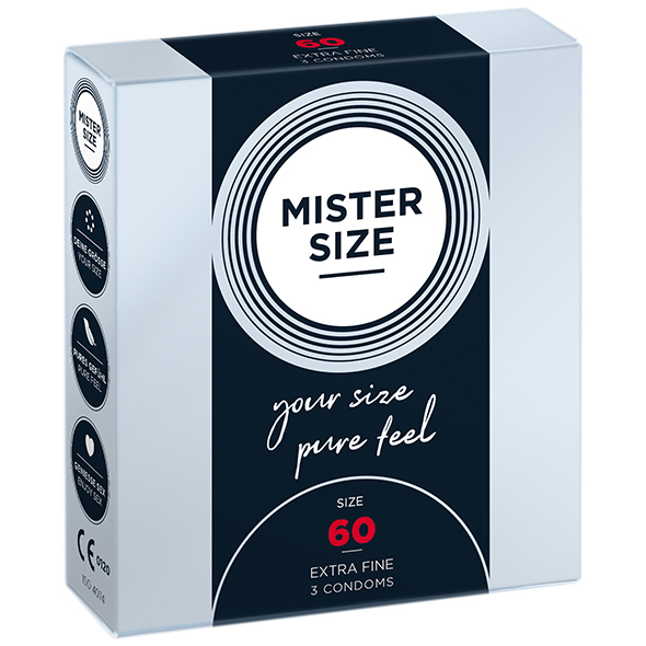 Mister.Size kondómy 60 mm 3 kusy