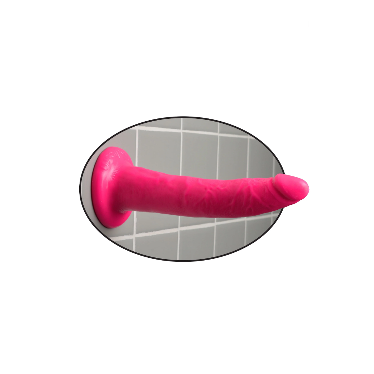 Dildo Pipedream Dillio Slim Ružové 7