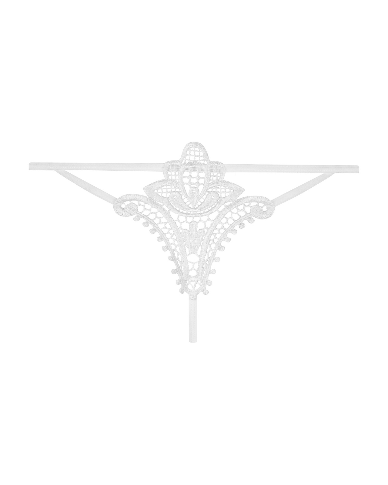 DOVELAND - Obsessive biele stringy Luiza S/M